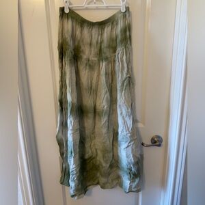 Sage Ombre Women's Maxi Skirt